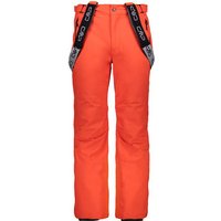 CMP Herren Latzhose Herren Skihose Salopette - Normalgröße, Größe 52 in Rot