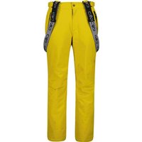 CMP Herren Latzhose Herren Skihose Salopette - Normalgröße, Größe 56 in Gelb