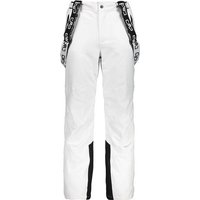 CMP Herren Latzhose Herren Skihose Salopette - Normalgröße, Größe 46 in Weiß