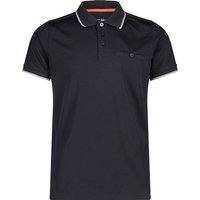 CMP Herren Polo MAN POLO, Größe 56 in Schwarz