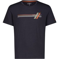 CMP Herren Shirt MAN T-SHIRT, Größe 46 in Schwarz