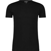 CMP Herren Unterhemd MAN T-SHIRT SEAMLESS, Größe S/M in Schwarz
