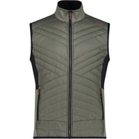CMP Herren Weste MAN HYBRID VEST, Größe 54 in Grau