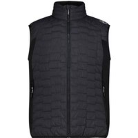 CMP Herren Weste MAN VEST HYBRID, Größe 50 in Schwarz