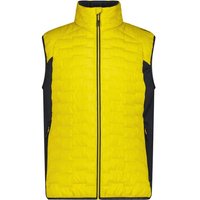 CMP Herren Weste MAN VEST HYBRID, Größe 58 in Gelb