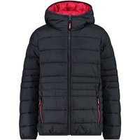 CMP Kinder Jacke KID G JACKET FIX HOOD, Größe 128 in Schwarz