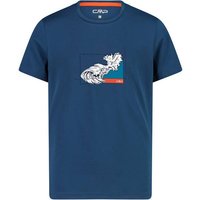 CMP Kinder Shirt KID T-SHIRT, Größe 128 in Blau
