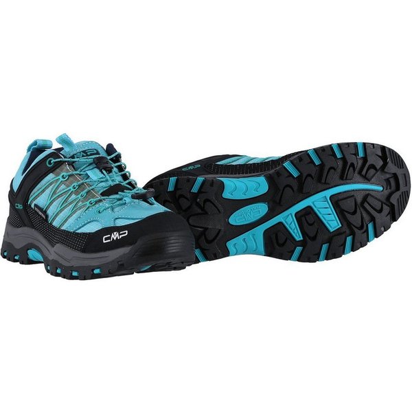 CMP Rigel Low WP (Trekking, wasserdicht) türkis Kinder Wanderschuh