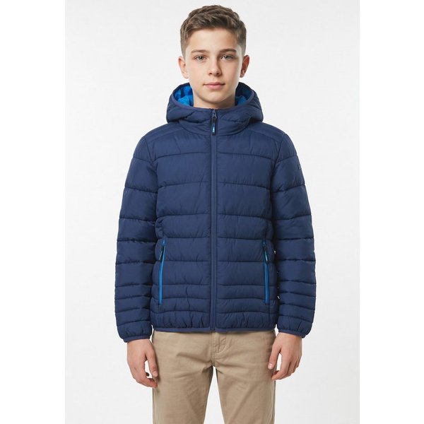 CMP Steppjacke KID JACKET FIX HOOD mit Kapuze, winddicht, wasserabweisend, aus Polyester
