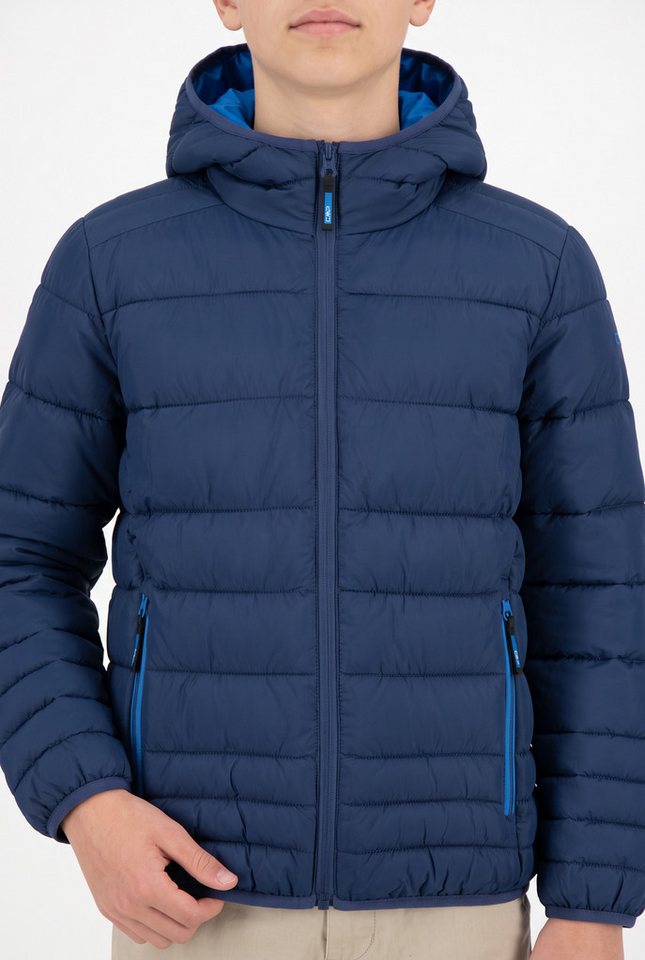 CMP Steppjacke KID JACKET FIX HOOD mit Kapuze, winddicht, wasserabweisend, aus Polyester – Bild 3 von 5