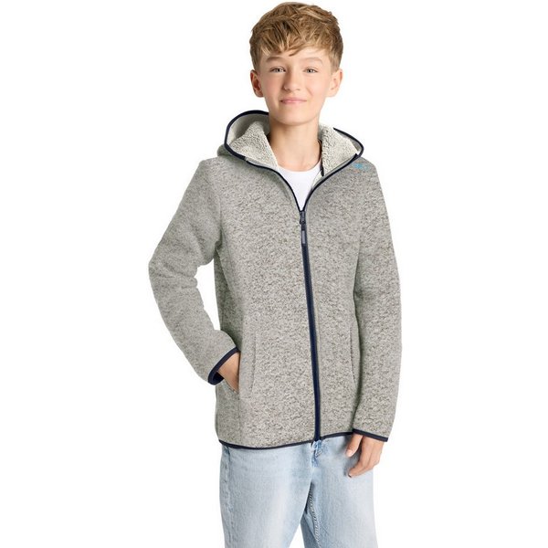 CMP Strickfleecejacke mit fester Kapuze, für Sportmode und Outdoormode