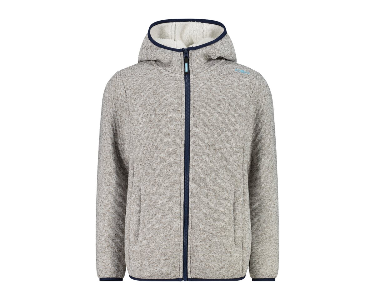 CMP Strickfleecejacke mit fester Kapuze, für Sportmode und Outdoormode – Bild 4 von 5