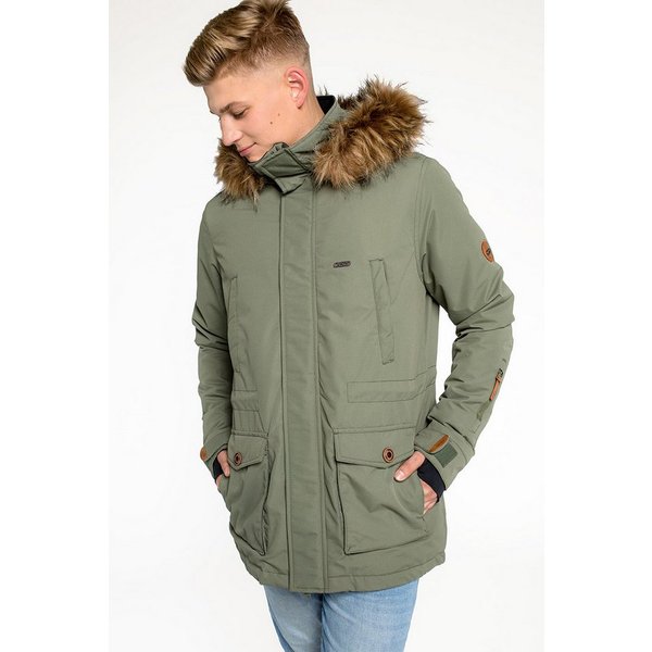 CNSRD Funktionsparka TRAVIS PARKA OS MEN mit hochschließendem Kragen und Kapuze