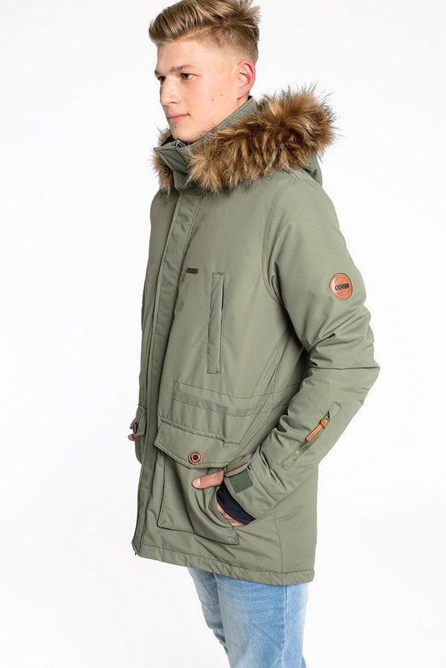 CNSRD Funktionsparka TRAVIS PARKA OS MEN mit hochschließendem Kragen und Kapuze – Bild 3 von 5