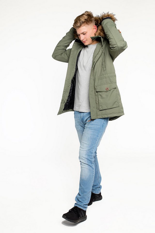 CNSRD Funktionsparka TRAVIS PARKA OS MEN mit hochschließendem Kragen und Kapuze – Bild 5 von 5
