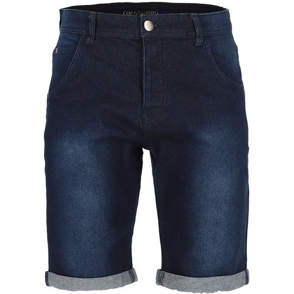 Coastguard Bermudas Herren Bermuda-Jeans mit umgekrempelten Saum im 5-Pocket-Style