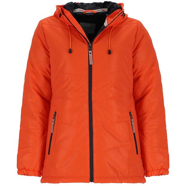 Coastguard Steppjacke 50936 Damen Jacke reflektierend mit Kapuze - Gesteppte Jacke unifarben