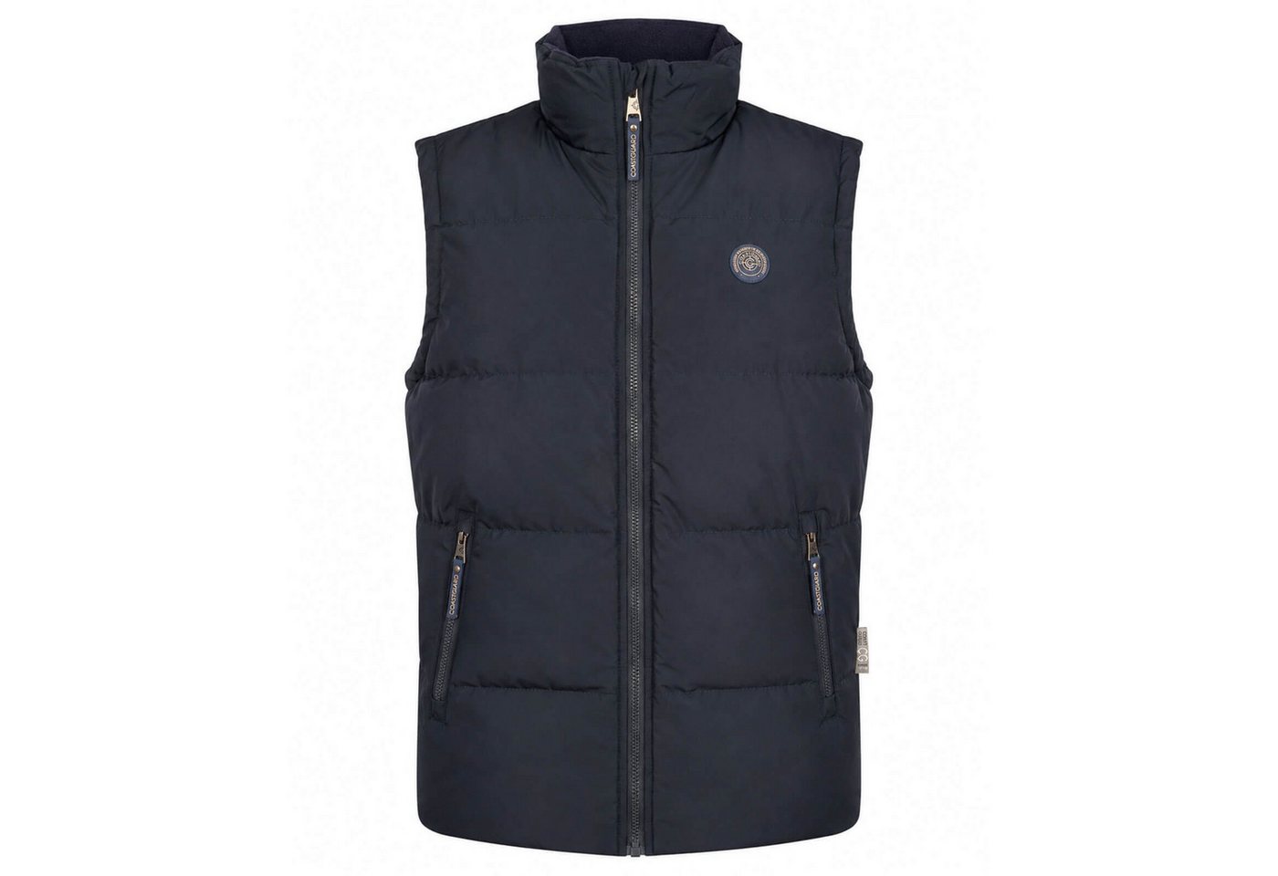 Coastguard Steppweste Herren Steppweste mit Stehkragen - Gesteppte Weste Winterweste Kinnschutz, Krageninnenseite aus Fleece, Reißverschlusstaschen – Bild 4 von 5