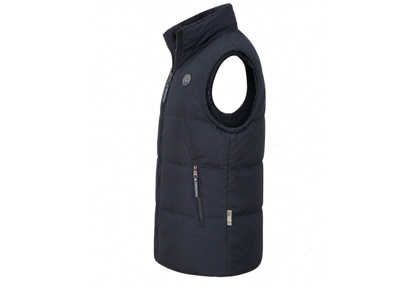 Coastguard Steppweste Herren Steppweste mit Stehkragen - Gesteppte Weste Winterweste Kinnschutz, Krageninnenseite aus Fleece, Reißverschlusstaschen – Bild 5 von 5