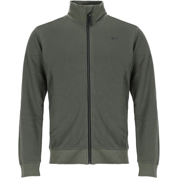 Coastguard Sweatjacke 62536 Herren Sweatjacke mit Stehkragen - Unifarbene Pique Jacke Strickjacke