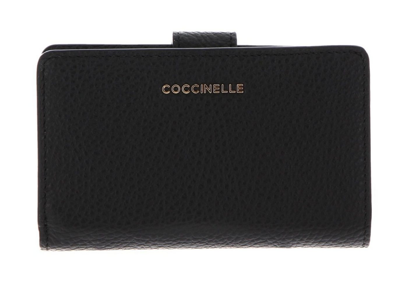 COCCINELLE Geldbörse Mini Wallet Grained Leather, aus echtem Rindsleder – Bild 4 von 5