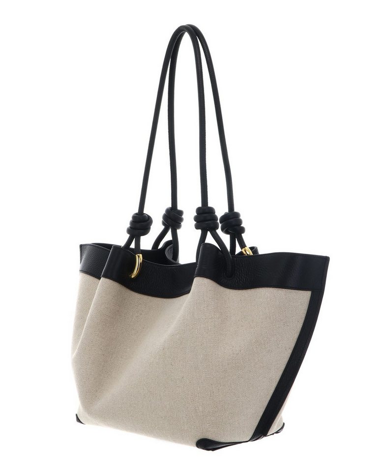 COCCINELLE Schultertasche Canvas Handbag, aus echtem Rindsleder – Bild 4 von 5