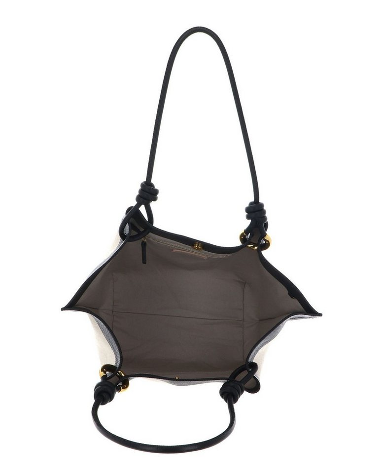 COCCINELLE Schultertasche Canvas Handbag, aus echtem Rindsleder – Bild 5 von 5