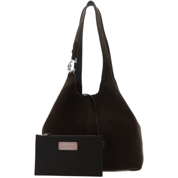 COCCINELLE Schultertasche Handbag (Set, 2-tlg), aus echtem Rindsleder