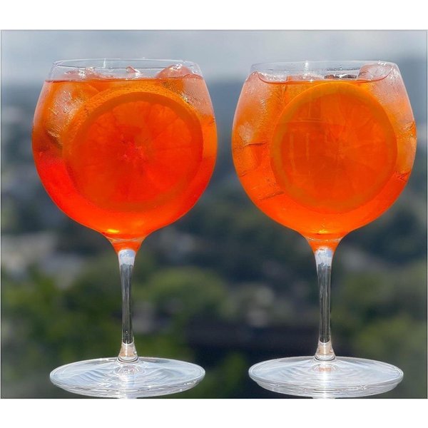 Topkapi elite Cocktailglas Topkapi elite Aperol Spritz Glas Hermelsbach XL 6er Set, Kristallglas