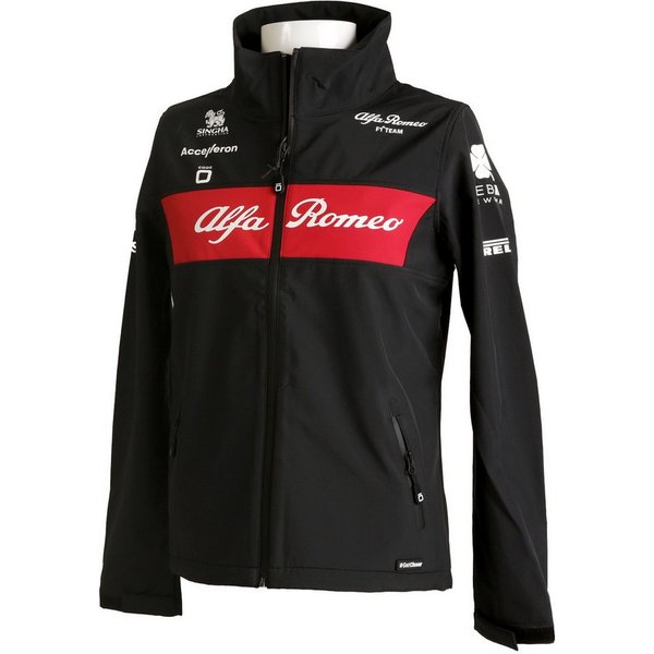 CODE-ZERO Softshelljacke Softshell Jacke Alfa Romeo F1 Team Damen Übergangsjacke Windjacke Wanderjacke Outdoor Regen