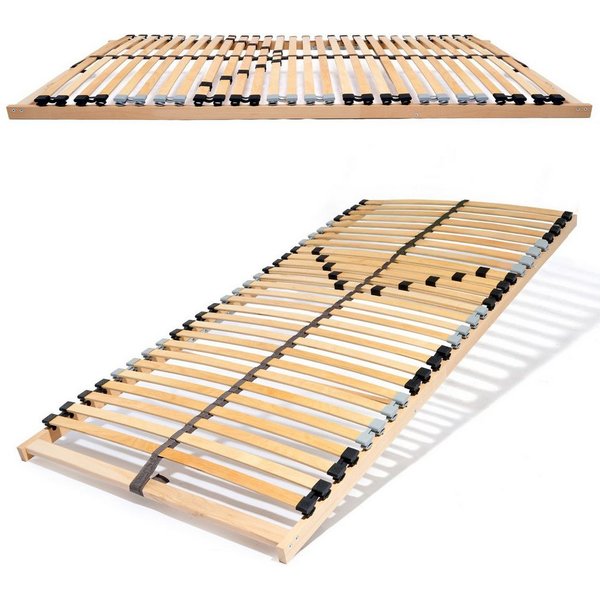 Lattenrost ERGO NV, Coemo, Kopfteil nicht verstellbar, Fußteil nicht verstellbar, 80x200 cm 7 Zonen 28 Leisten Härtegradverstellung flache Bauweise