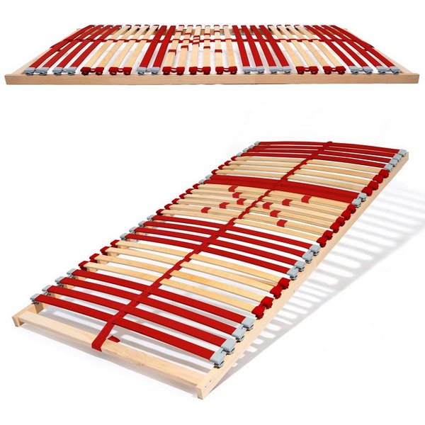 Lattenrost RUBY, Coemo, Kopfteil nicht verstellbar, Fußteil nicht verstellbar, 90 x 200 cm Holzlattenrost ergonomischer Lattenrahmen Selbstmontage