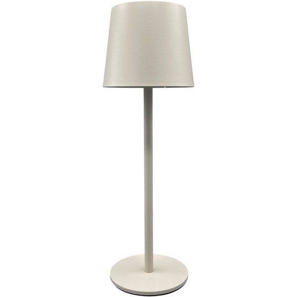 Coen Bakker Deco BV LED Außen-Tischleuchte Portable Light, mehrere Helligkeitsstufen, LED, warmweiß, kaltweiß, neutralweiß, USB dimmbar touch Metall sand matt 4