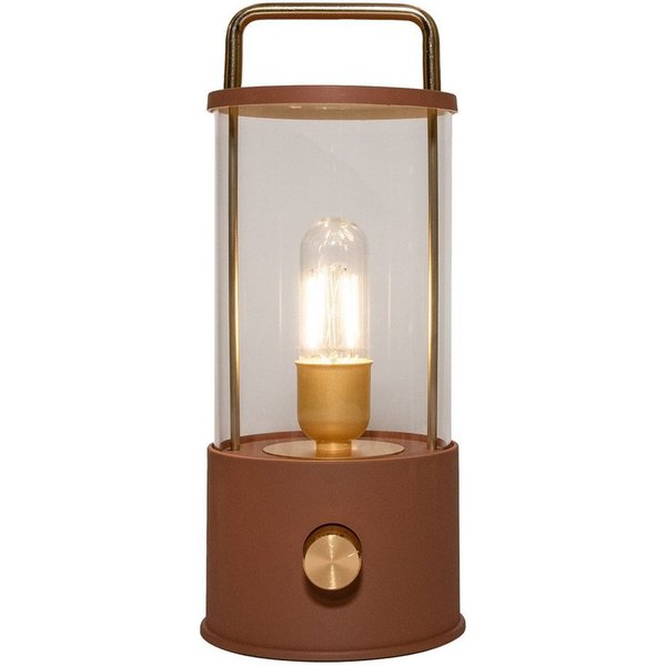 Coen Bakker Deco BV LED Außen-Tischleuchte Tischlampe Dimmbar Akku In-/Outdoor IP44, Stufenlos dimmbar, LED fest verbaut, Warmweiß