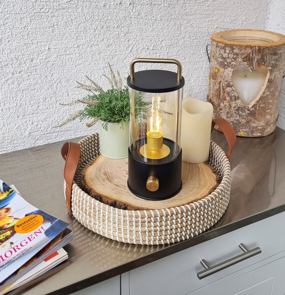 Coen Bakker Deco BV LED Außen-Tischleuchte Tischlampe Dimmbar Akku In-/Outdoor IP44, Stufenlos dimmbar, LED fest verbaut – Bild 2 von 5