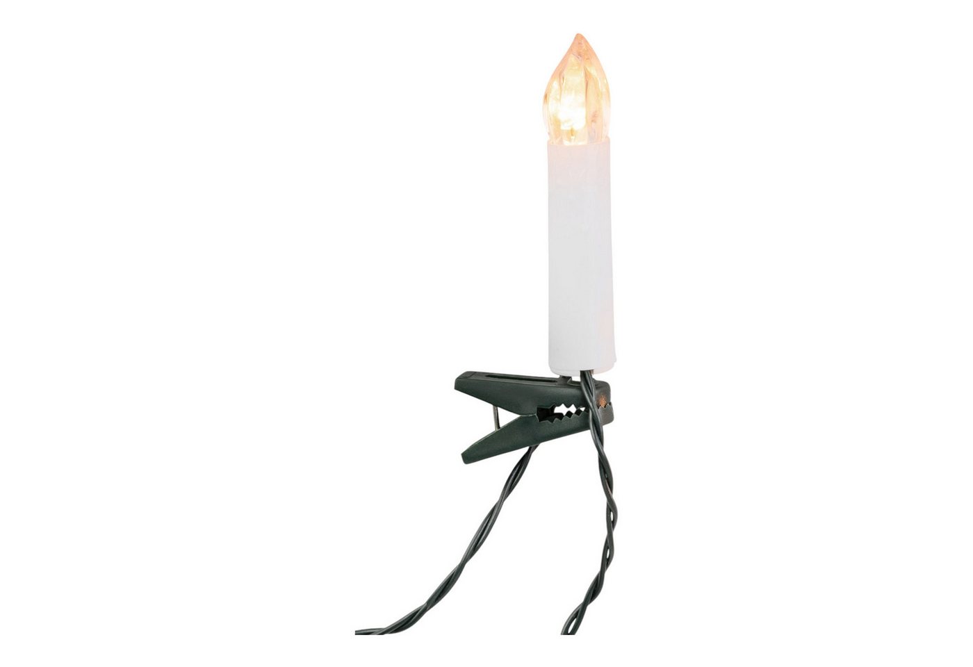Coen Bakker Deco BV LED-Christbaumkerzen, 50-flammig, 50 Kerzen weiß 12,5m classic warm Schalter Innen – Bild 2 von 4