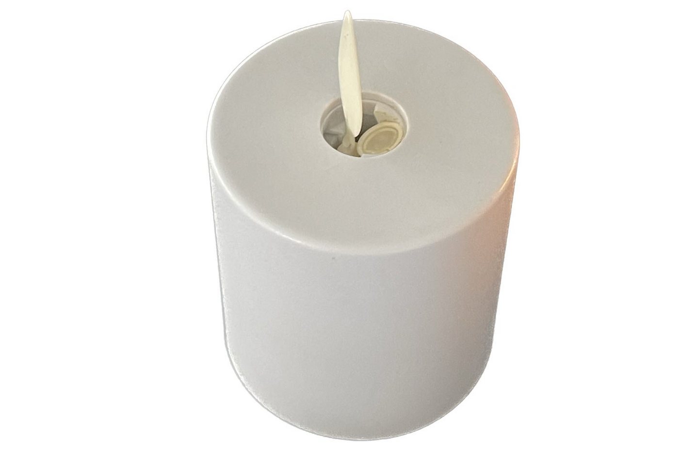 Coen Bakker Deco BV LED-Kerze (Set, 2-tlg), weiß 2-er Set bewegliche Flamme 4,5x8cm Timer – Bild 3 von 5