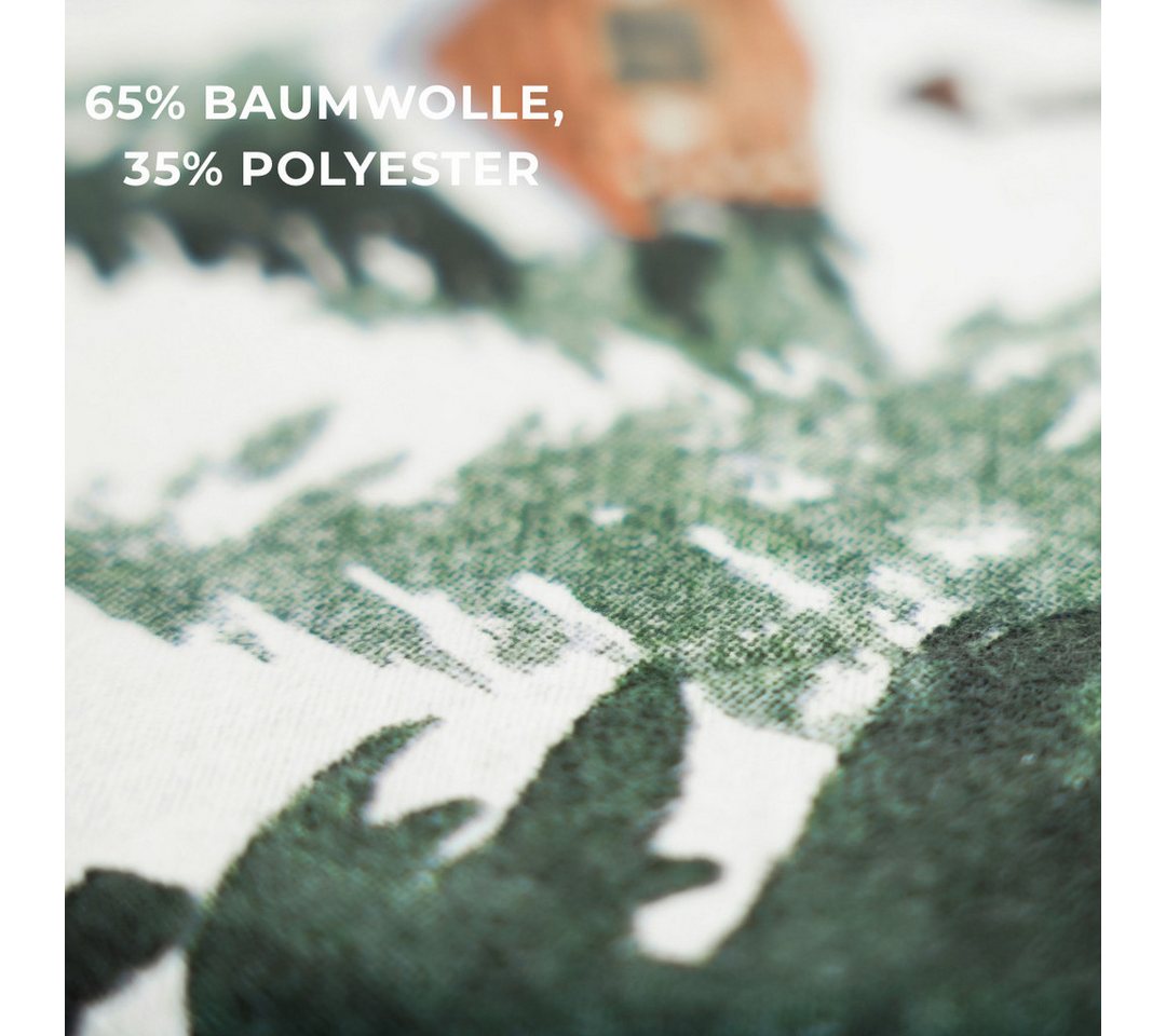 COFI 1453 Bettwäsche, Baumwollmix, 2 teilig, Biber Bettwäsche, mit verdecktem Reißverschluss – Bild 5 von 5