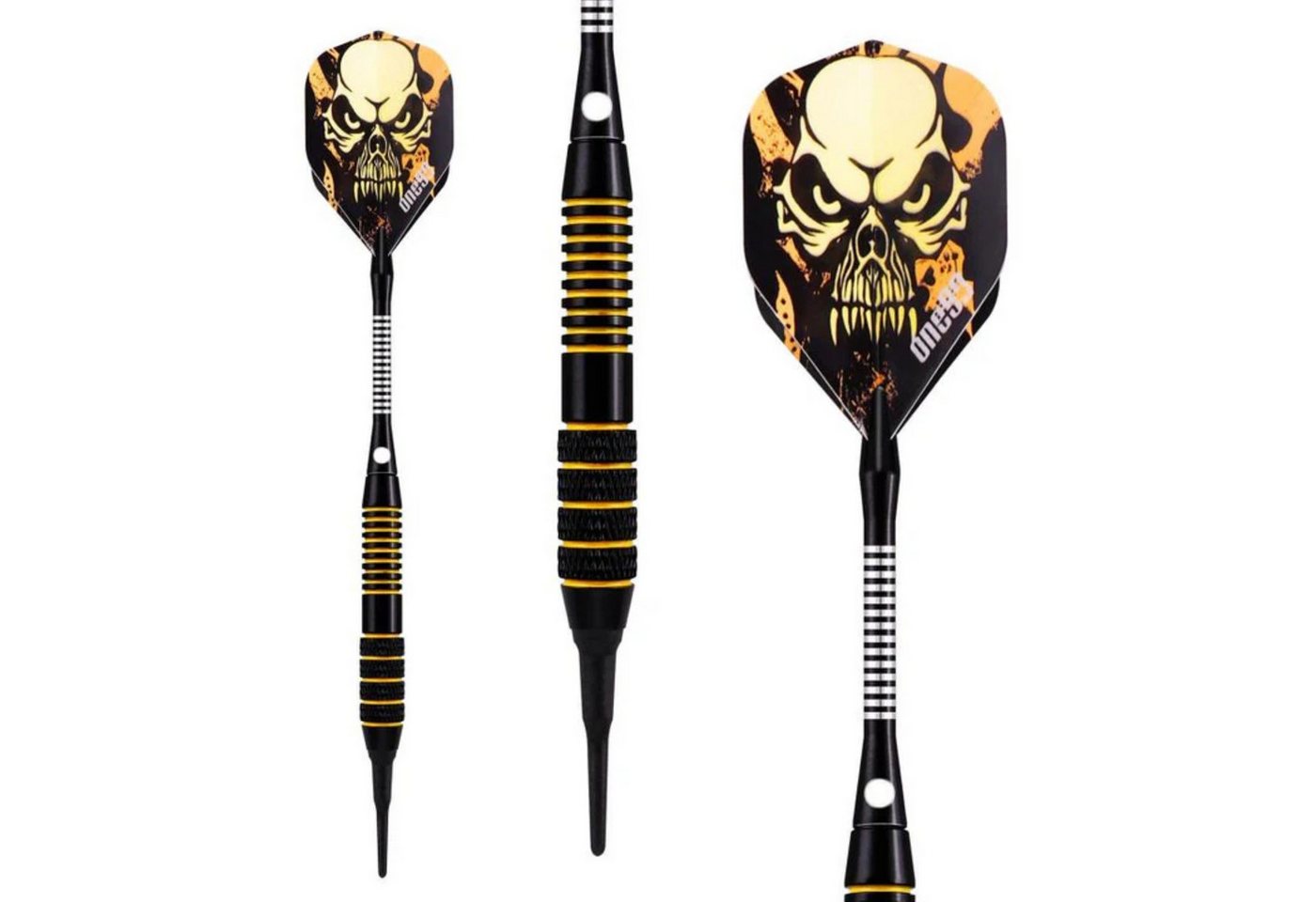 COFI 1453 Dartpfeil Soft Tip Darts Set mit Accessories, 12 Pack Kunststoffspitzen – Bild 2 von 5
