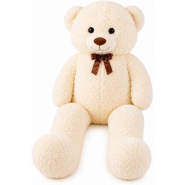 COFI 1453 Kuscheltier XXL Teddybär 150 cm großer Plüschbär mit Schleife (1-St)