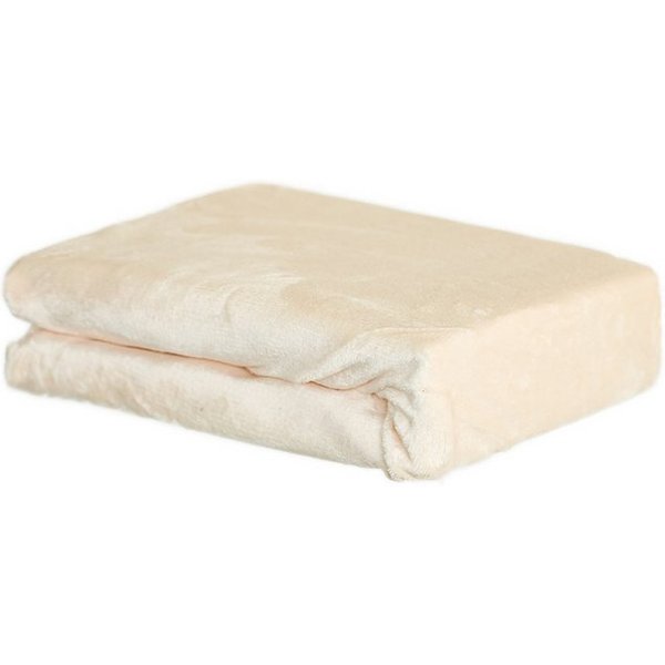 COFI 1453 Spannbettlaken Plüsch, mit Rundumgummizug - Cashmere Touch, 180 gsm, Gummizug: Rundum-Gummizug, (1 Stück), Cashmere Touch, atmungsaktiv & hautfreundli