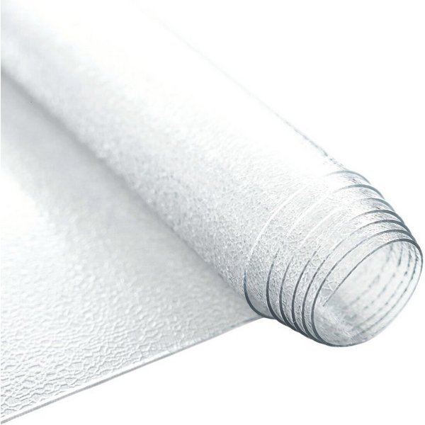COFI 1453 Tischdecke (1-tlg), PVC Tischschutzfolie, lebensmittelgeeignet, Frostglas-Optik