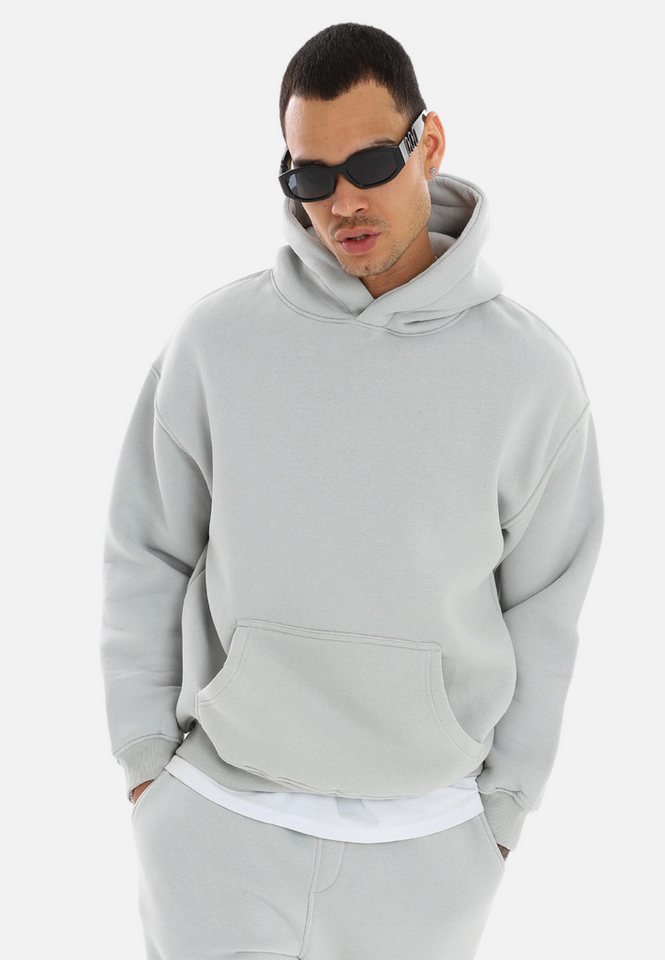 COFI Casuals Hoodie einfarbiger Basic Oversized Hoodie Premium Kapuzenpullover Unisex – Bild 3 von 4