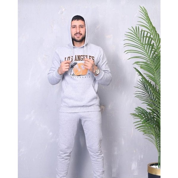 COFI Casuals Jogginganzug Basic Hoodie + Hose, Premium Herren Jogginganzug