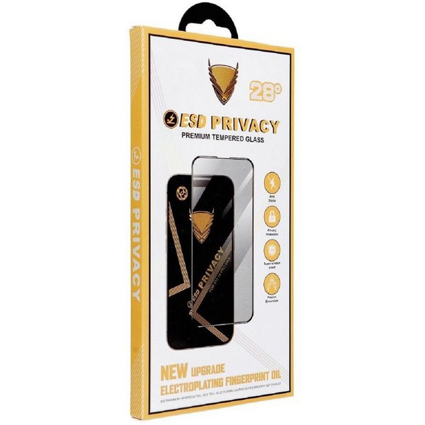 cofi1453 Displayschutzglas - Privacy 6D Sichtschutz Kompatibel mit iPhone 17 Pro für Apple Iphone 17 Pro, 1 Stück, perfekt für kompletten Displayschutz
