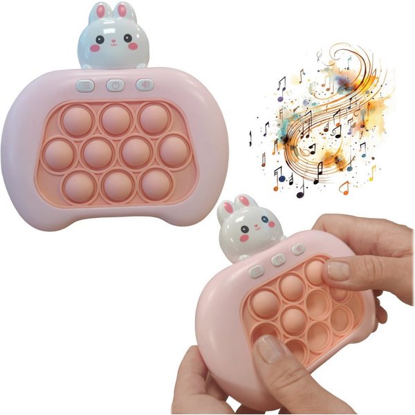 COIL Lernspielzeug Pop-It-Zappelspielzeug, Spielmaschine, Anti-Stress-Spielzeug, Licht, Ton, 4 Spielmodi, für Kinder ab 3 Jahren