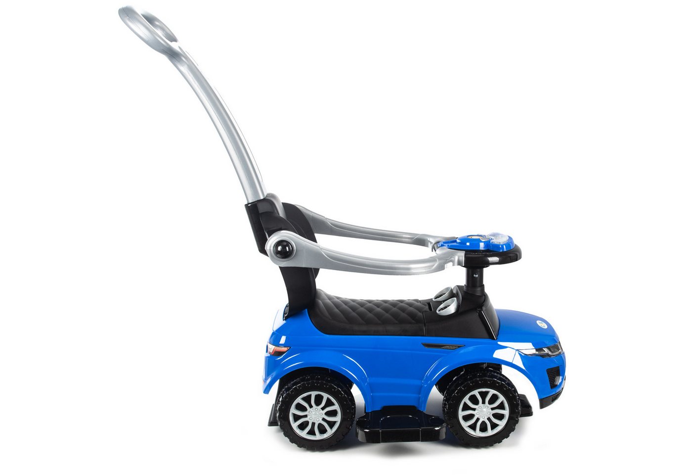 COIL Rutscherauto Babyrutscher, Kinderauto, Schiebeauto, 3in1, mit Druckgriff, interaktives Lenkrad, Musik- und Hupenknöpfe, ab 12 Monaten – Bild 2 von 5