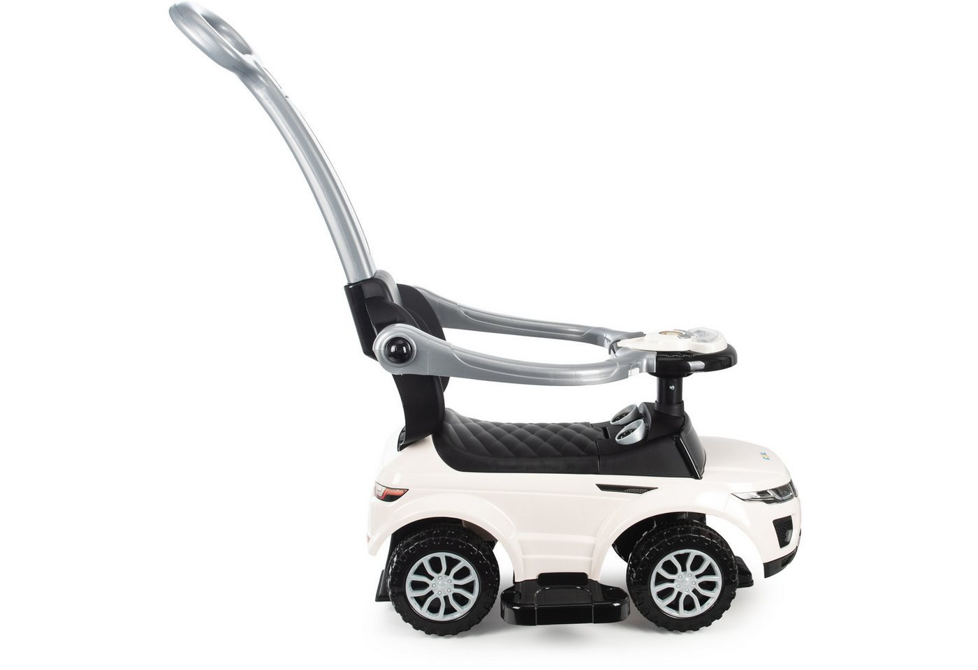COIL Rutscherauto Babyrutscher, Kinderauto, Schiebeauto, 3in1, mit Druckgriff, interaktives Lenkrad, Musik- und Hupenknöpfe, ab 12 Monaten – Bild 2 von 5