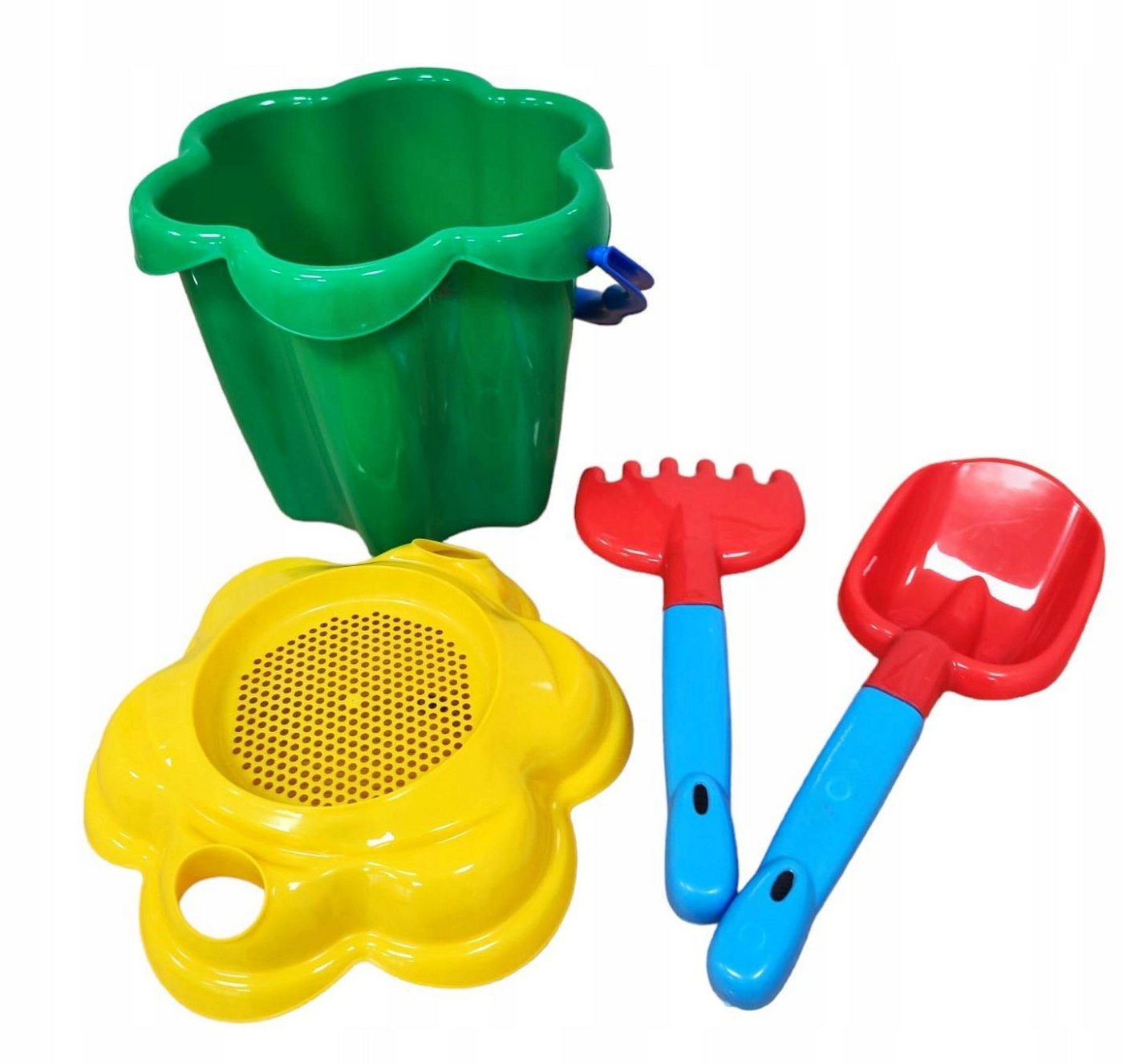 COIL Sandform-Set Sandspielzeug-Set,Sandformen,Eimer,Strandspielzeug,Sandkastenspielzeug, (7-tlg) – Bild 2 von 3