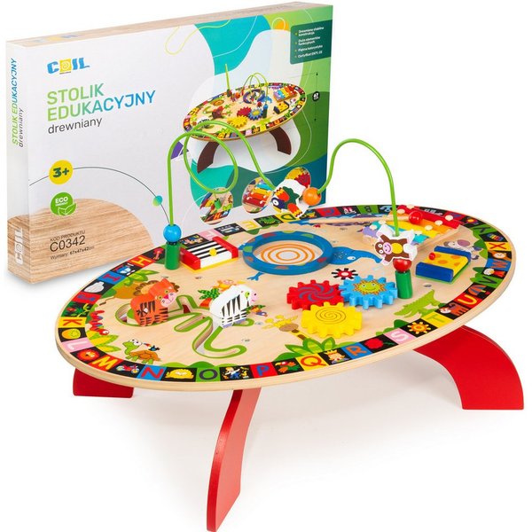 COIL Spieltisch Sensorischer Tisch, Kindertisch, Lernspielzeug, ab 12 Monaten
